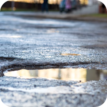 Car driving at night